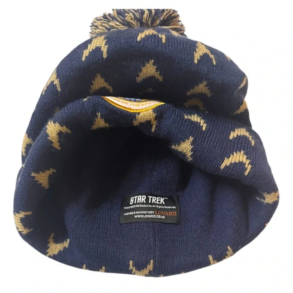 Star Trek Starfleet Academy United Federation of Planets Navy Winter Hat, Beanie
